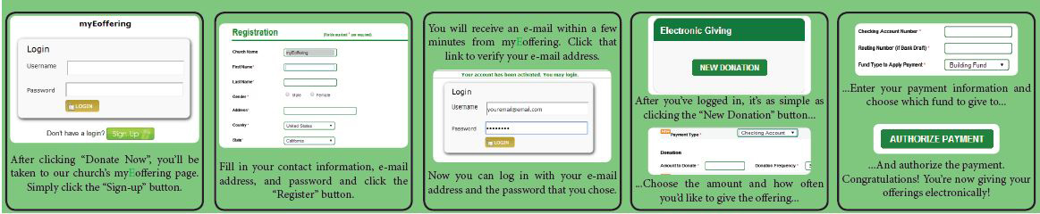 Online Giving Instructions